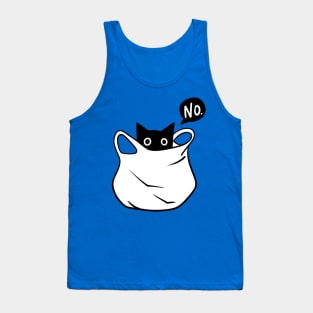 Black Cat Says No Tank Top